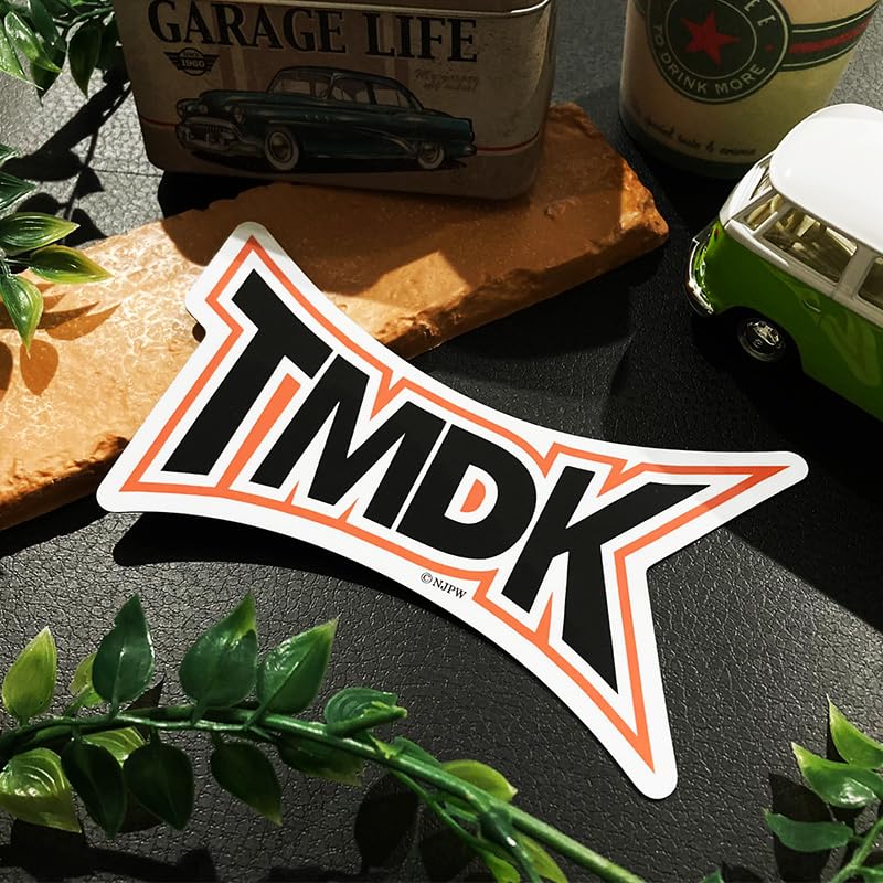 New Japan Pro Wrestling Unit Logo TMDK Car Magnet Sticker 5.9 X 3.6 Inches