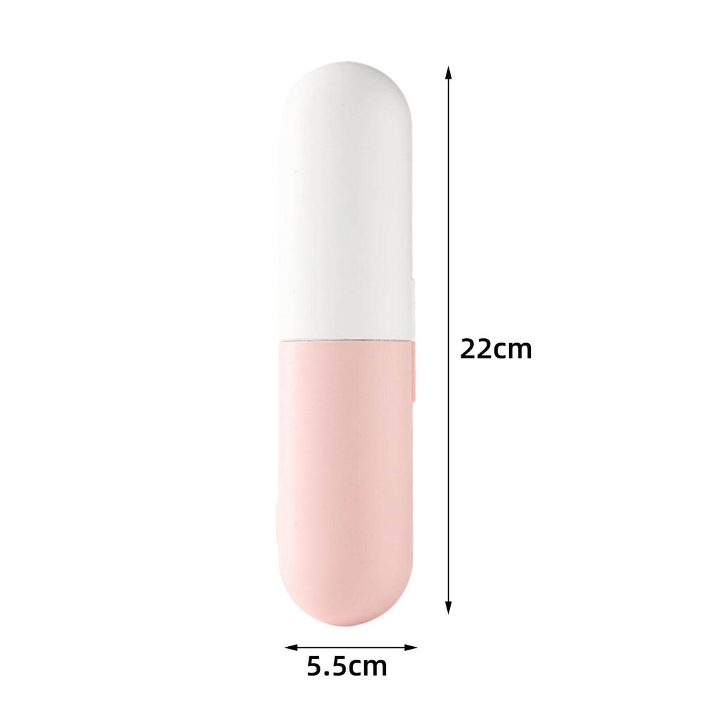 Portable Toothbrush Sanitizer Smart Toothbrush Cover Tooth Brush Travel Case Toothbrush Cleaner Holder for Bathroom Travel Home
