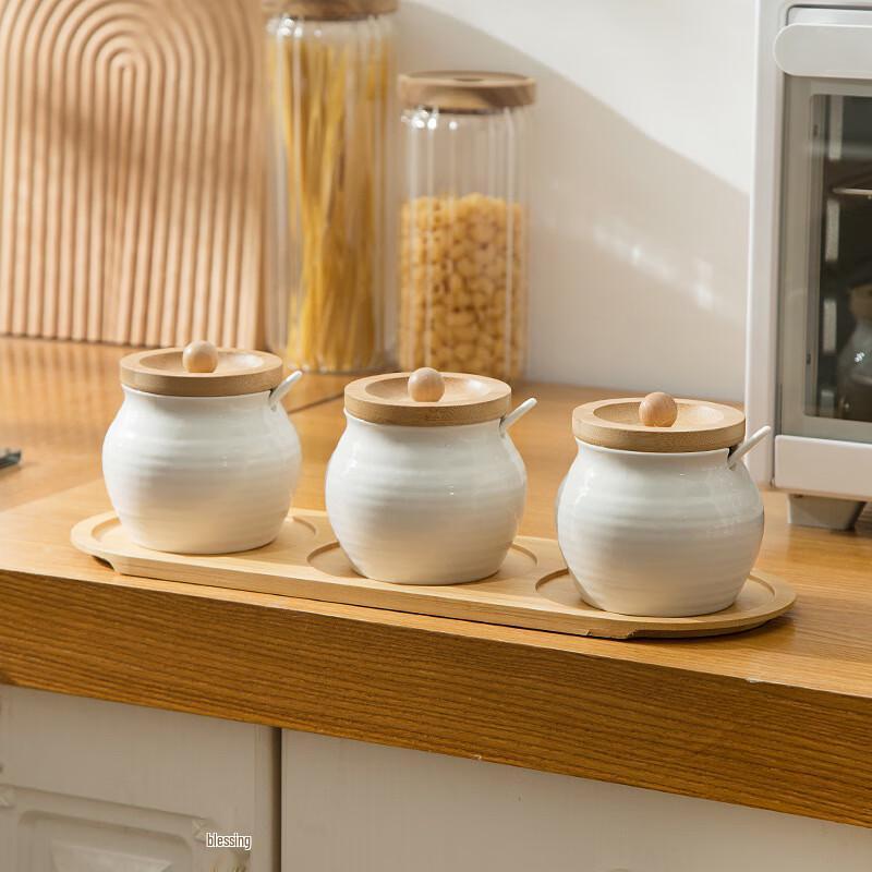 LISM Küchenölkanne & Gewürzglas