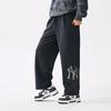 New MLB MONOGRAM Collection New York Yankees 25FW Casual Pants Unisex Standard Charcoal Gray 3APTM0154-50CGS