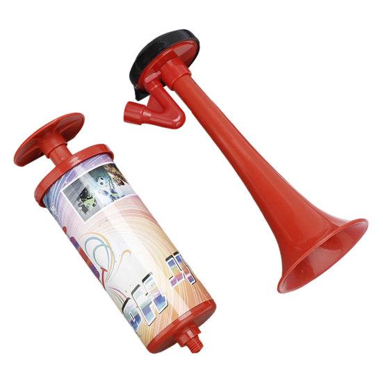 Large Cheering Horn for Soccer Game, Fan Air Horn for Stadium, Hand Pump Megaphone Noise Maker for Team Party Festival