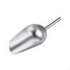 Stainless Steel Ice ladle, sturdy Duty Utility ladle for Kitchen Bar XS Round Shovel