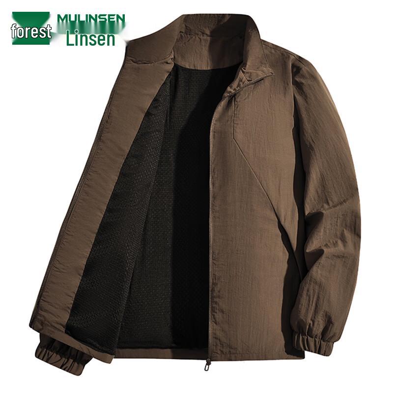 MULINSEN Men's Stand-Collar Casual Jacket