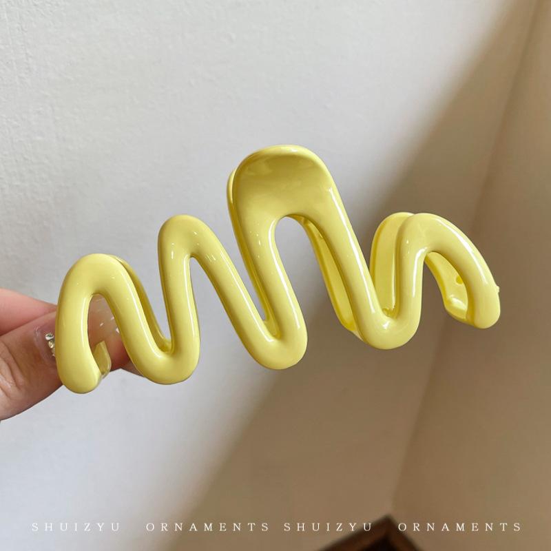 Jelly color shark hairpins 1 PC with as a head accessory wavy low-neck hairpin clips series resembling hairstyle Jewelry