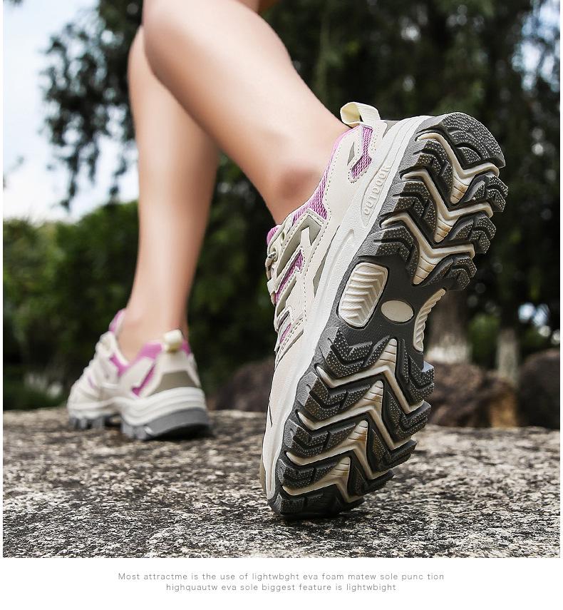 2024 Outdoor High-Top Hiking Shoes, Plus Size, Unisex Couple Style