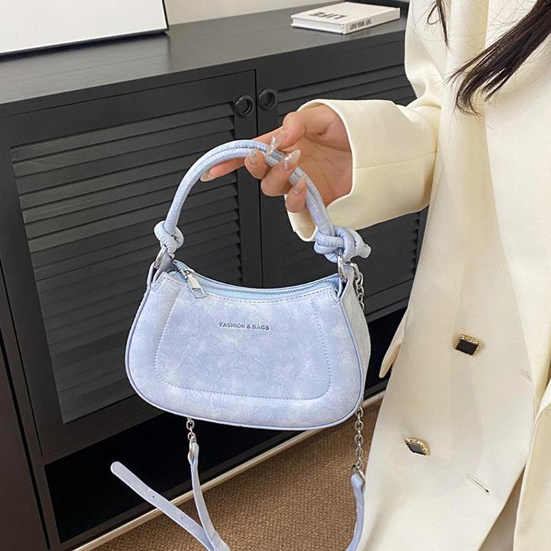 Dámská retro kabelka 2024 Spring New Fashion Řetízková taška přes rameno Gradient Crossbody