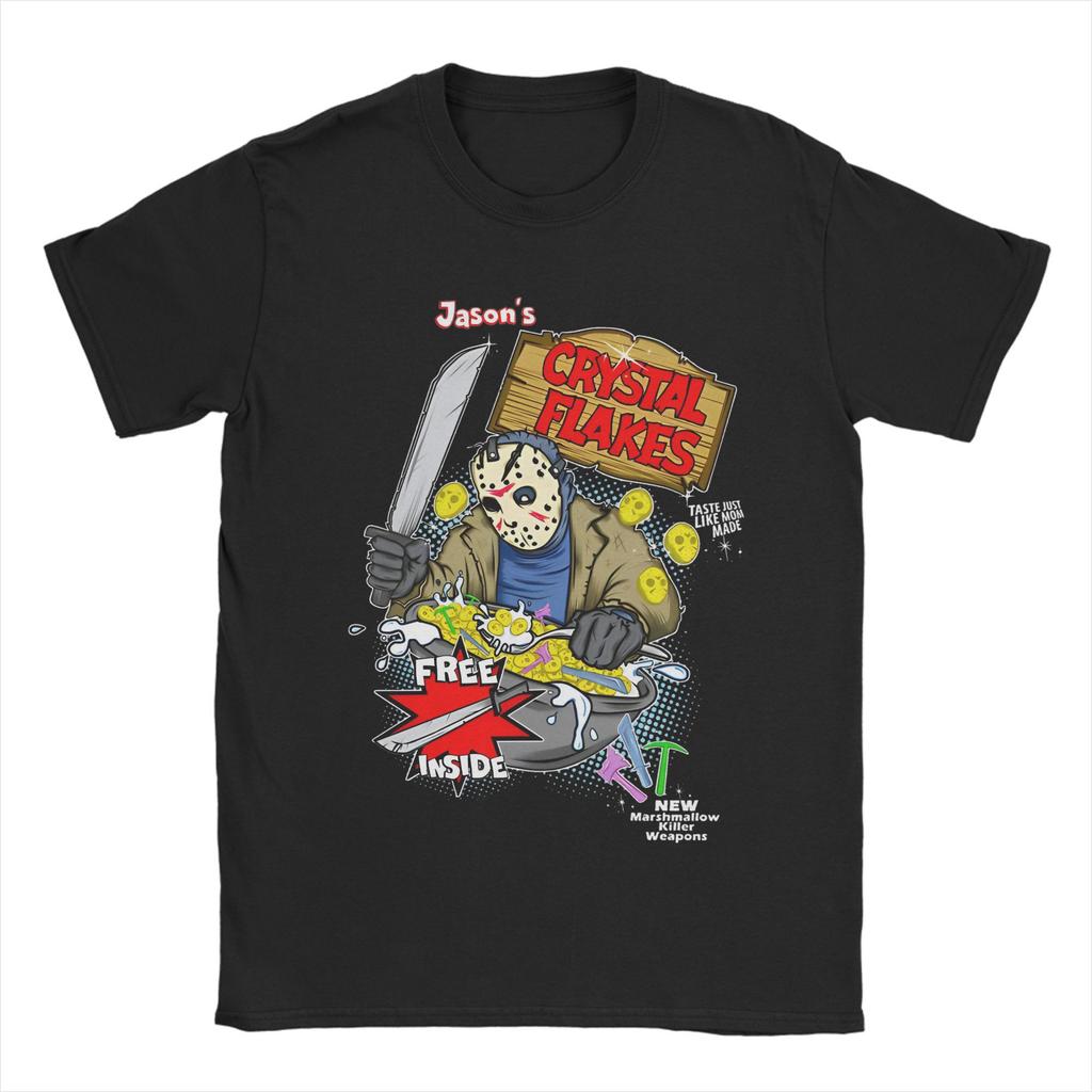 Jason Voorhees Friday 13th  T Shirt friday 13th Pure Cotton Clothing Funny Short Sleeve Round Neck Tees 4XL 5XL 6XL T-Shirt