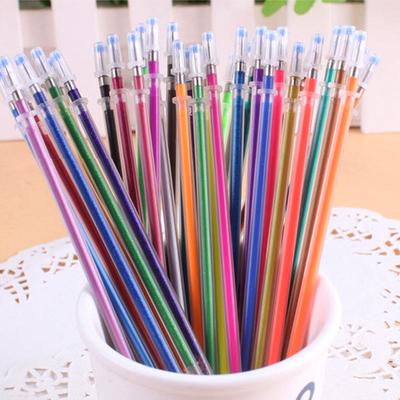 100-Farben Glitzer-Gelstift-Minen für Kinder, 0,7 mm - Zum Kritzeln und Malen