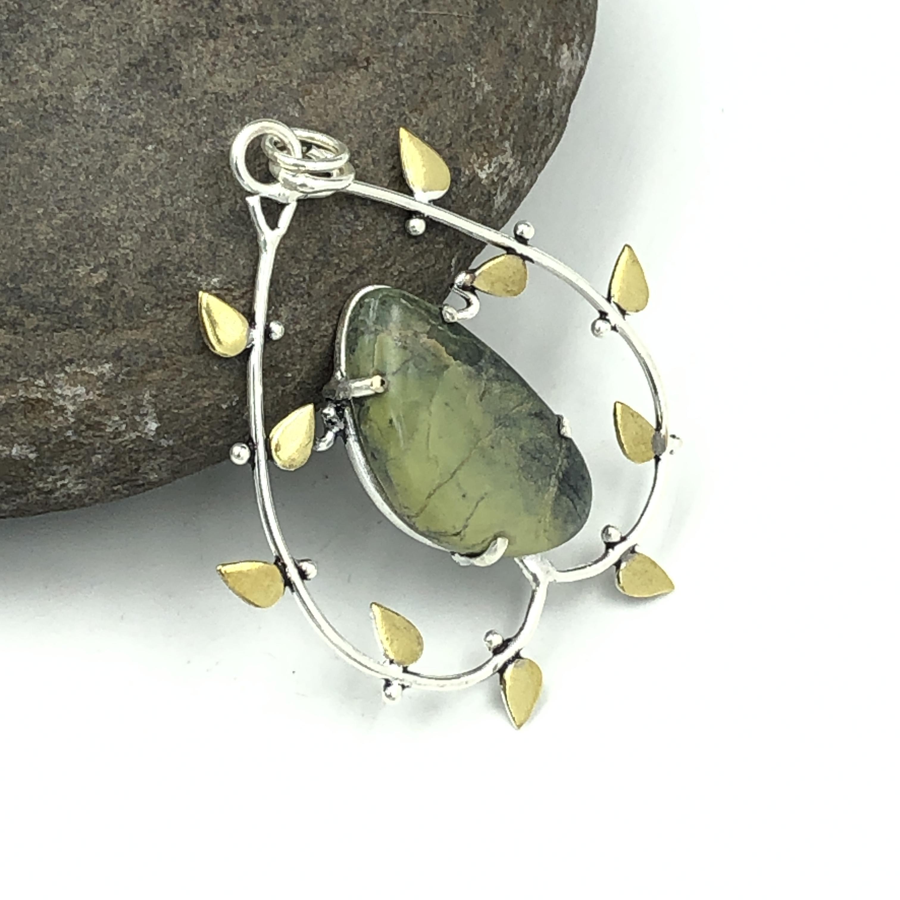 Natural Stichtite Gemstone 925 Sterling Silver Jewelry Designer Pendant 2.03 AJP-85