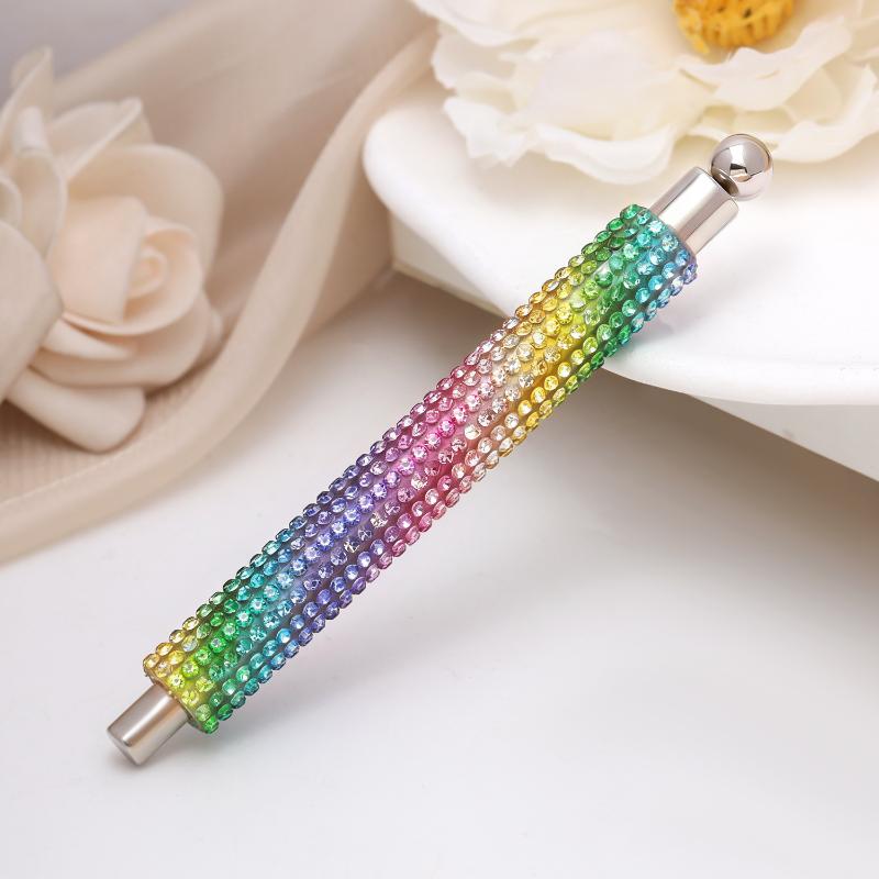 2-In-1 Magnetic Nail Polish Stick With Rhinestone Strong Magnetic Ball Cat Eye Gel Nail Polish Tool For Nail Salon Or Home Use
