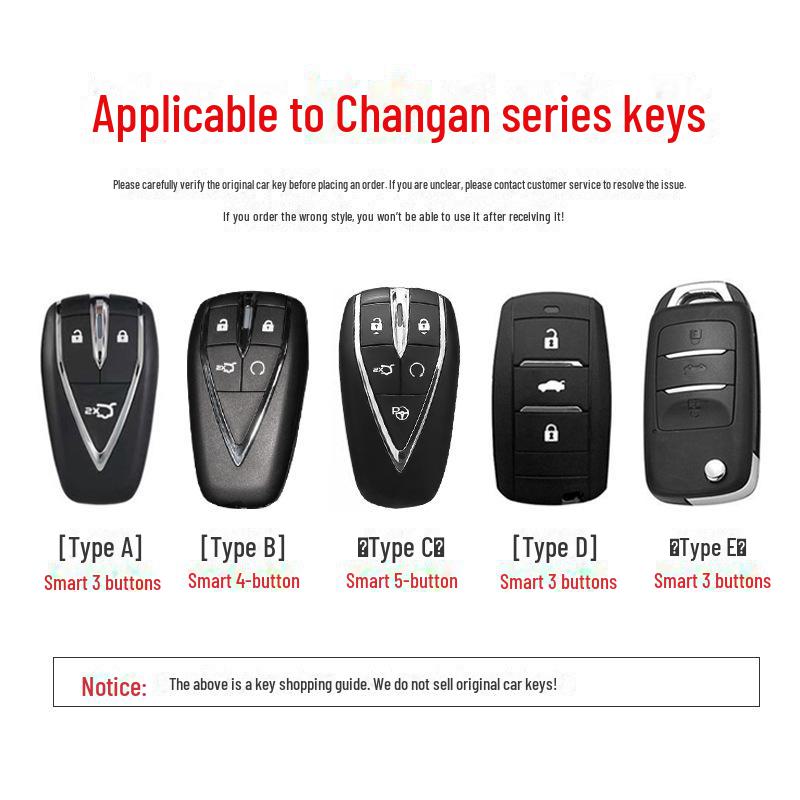 Changan CS75 Full Diamond Full Key Cover for CS55 Protective Shell Buckle.