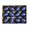 12Pcs/Set 6CM Velvet Christmas Ball Ornament Shatterproof Plastic Reusable Holiday Xmas Tree Hanging Flocked Ball Decoration Pendant