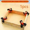 Heavy Duty Adjustable Angle Clamp, Multi-Angle 0°/15°/30°/45°/90° Locking with Ergonomic Handle & Non-Slip Base for Woodworking