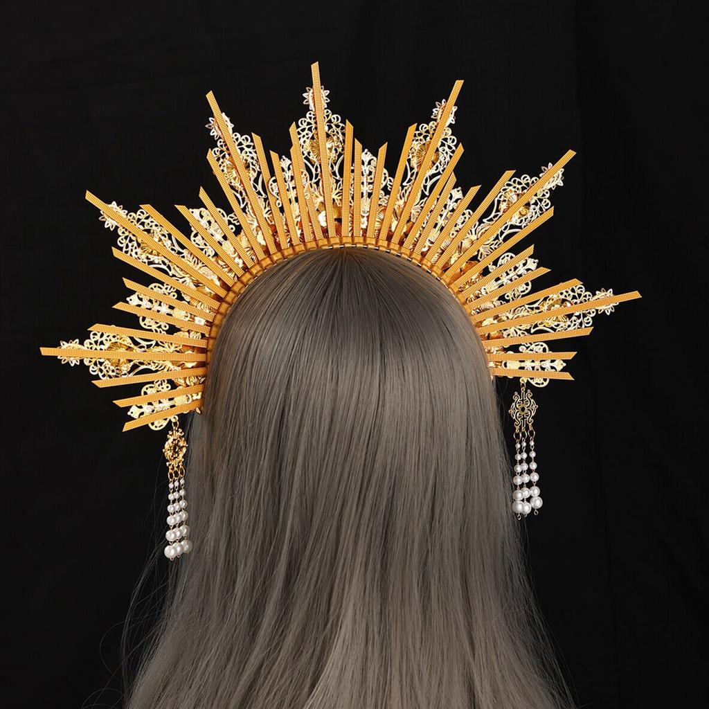 Goddesses Inspire Crown Angelic Headband Fashion Accessory for Themed Parties and Cosplay Event Daily Casual Wear