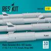 Reskit Matra Durandal Runway Destruction Bomb Plastic Model Parts 1/32 (BLU-107) (4 pieces) RSK32-0507 (Airplane)