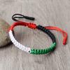 National Flag Braided Bracelets&Bangles Women Men Woven Thread Rope Adjustable Charm Bracelets Fashion Country State Jewelry