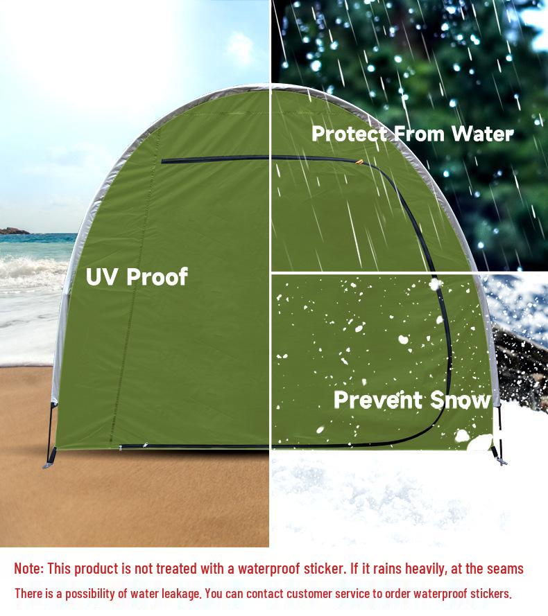 Mountain Bike Shed: 210D Storage Tent & Convenient Cover