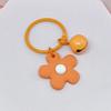 Colorful Floral Bell Keychain Ring - Chic Handbag Pendant & Small Gift for Women