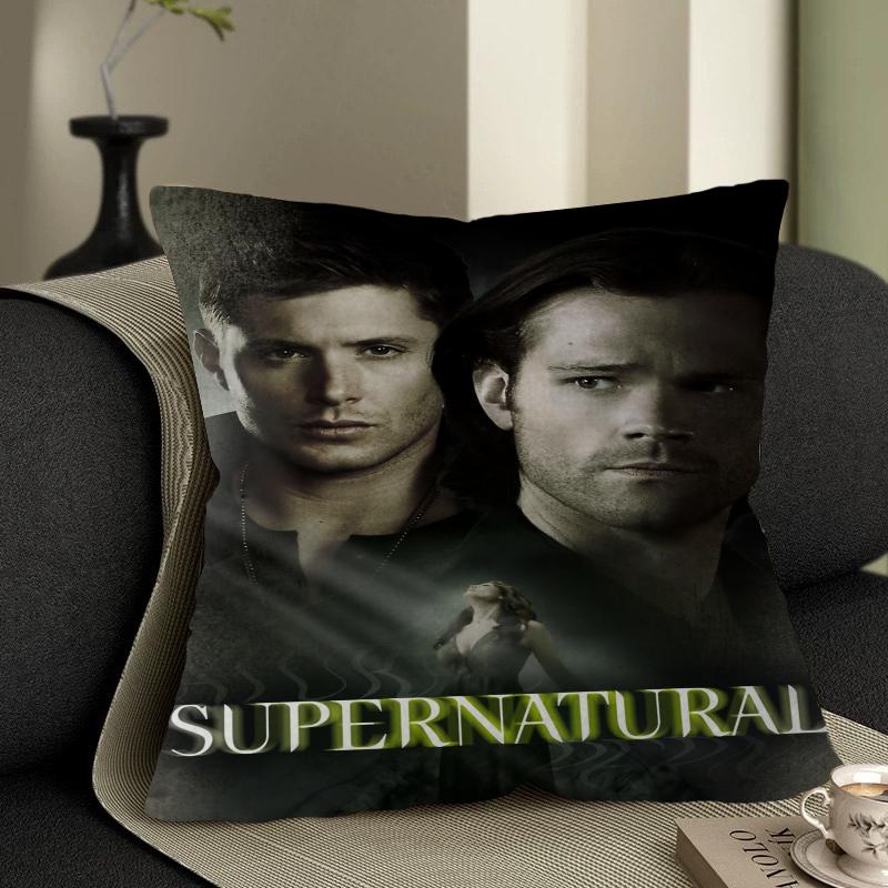 Tv S-Supernatural Series Pillow Gift Home Office Decoration Bedroom Sofa Car Cushion Cover Case 45X45