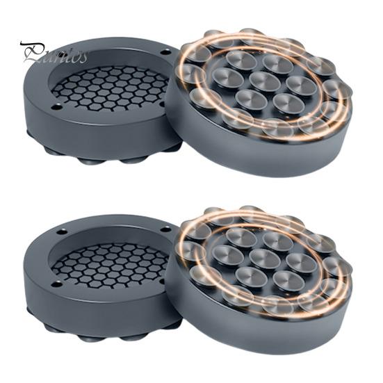 

4 шт. антивибрационные накладки для стиральных машин, стабильная поддержка, снижение шума, простая установка, стабилизатор для стиральной машины, опорные коврики для ног S серый