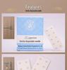 Yunlong Sterile Disposable Press Needles, Adhesive Intradermal Skin Lifters for TCM, Ear Patches, 100 pcs.