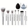 11-teiliges professionelles Make-up-Pinsel- & Schwammset, Gesichts- & Augen-Make-up-Werkzeuge