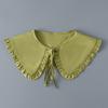 Sweet Lapel Shawl Doll Collar Shoulder Wrap Student Adjustable Ribbon Sweater Hoodie Fake Collar Ruffle Detachable Collar