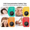 Portable Co2 Monitor Meter Sensor Indoor With Alarm, Air Quality Carbon Dioxide Monitor With Temper