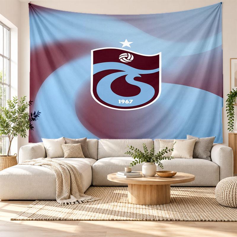 Tapiz de Pared del Trabzonspor FC, Colgante de Pared de Tela Suave, Fondo Decorativo Para Dormitorio Arte de Pared para el Hogar