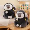 White-faced Monkey Banana Monkey Plush Toy New Ugly Cute Monkey Doll Throw Pillow Doll Birthday Gift
