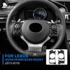 Real Soft Carbon Fiber Sticker For Lexus IS250 300 350 200T 2013 2014 2015 2016 2017 2018 2019 Car Steering Wheel Interior Trim