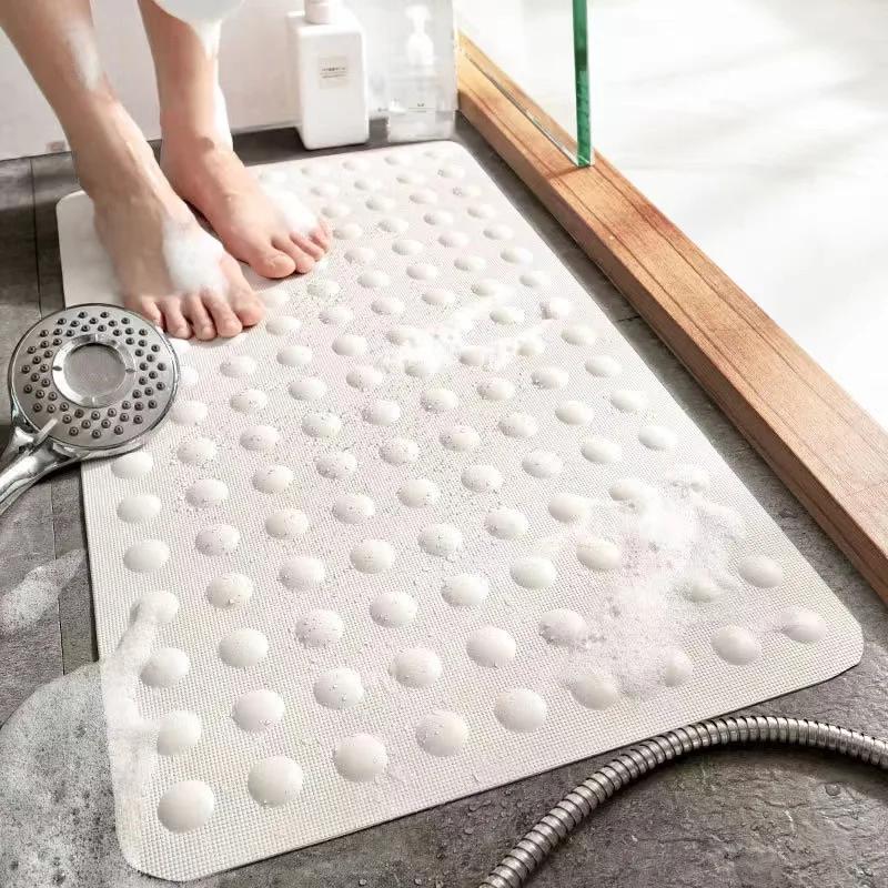 Bathroom Mat Anti-slip Grip Mat Soft Shower Massage Mat Bathtub Carpet Shower Mat Floor Mats Hotel High End Feel 2025