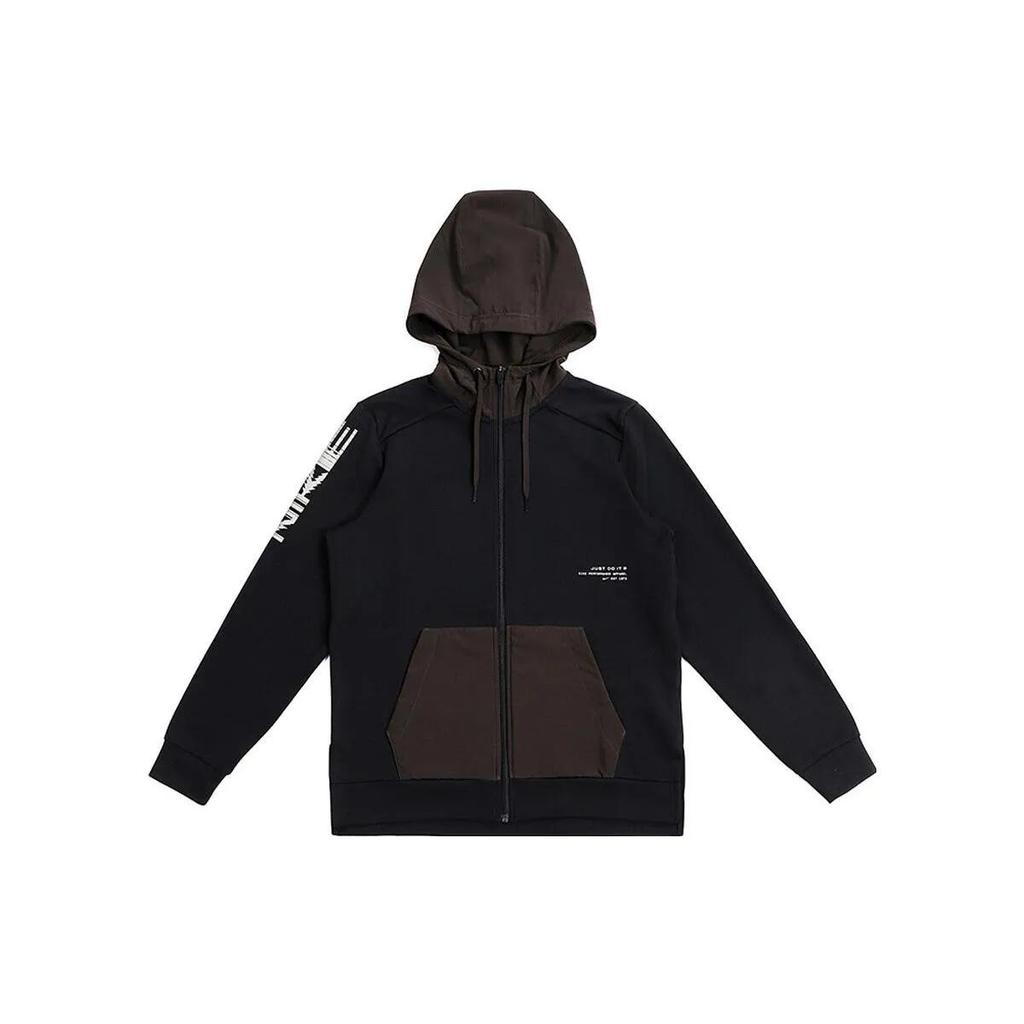 Nike Dri Fit Jackets Men's Black Crew Neck Moderate Other (Unisex) Jackets DD1965 010