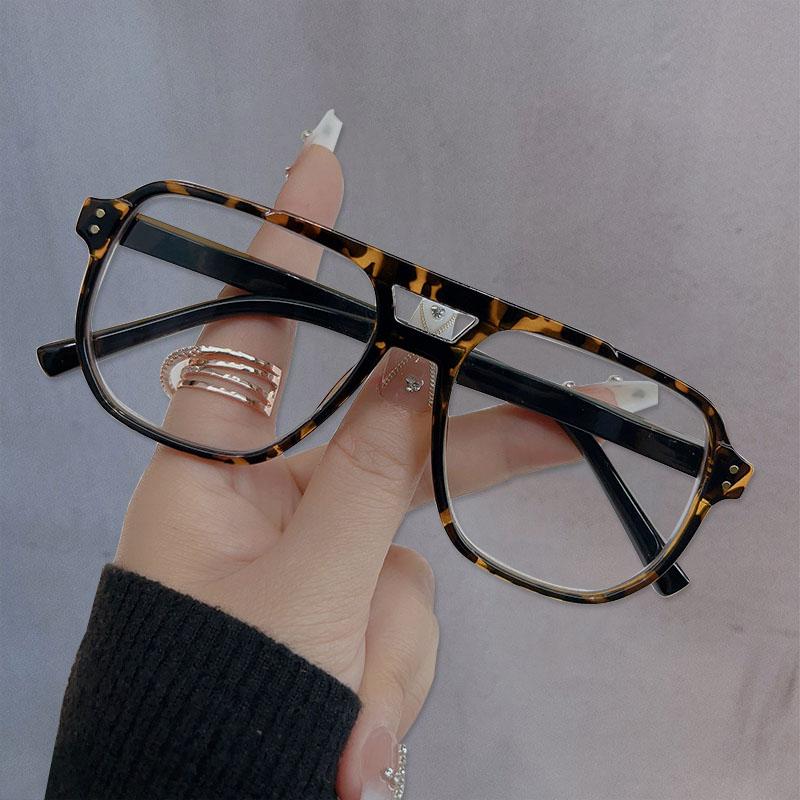 

Новые большие корейские очки для чтения, пресбиопические очки для мужчин и женщин, анти-синий свет, очки Neal Dual Eyeglasses для пресбиопии +1,0+1,5+2to +4,0 +300 леопардовый