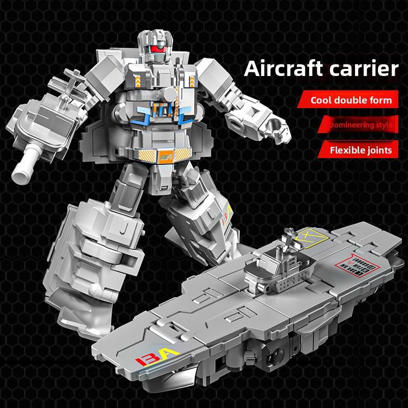 Children's Deformation Car Toy Diamond Alloy Hercules Genuine All-in-one Robot Figure Boy Can Be Deformed