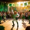 St Patricks Day Cosplay Costume For Children With Felt Fabric For Stage Performances And Parties