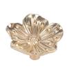Brasses Flower Cabinet Pattern Knob Kitchen Cabinet Door Handle For Elegant Furniture Hardware Suitable For Humid Environment