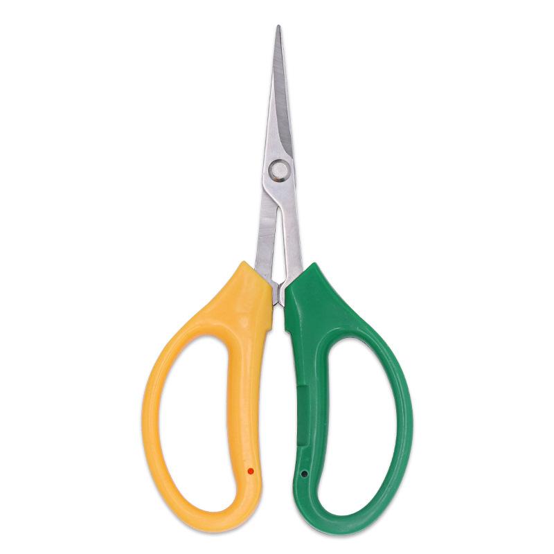 Gardening Scissors Two-color Branch Bonsai Pruning Elbow Rare Fruit Picking Grape Scissors Picking Tool