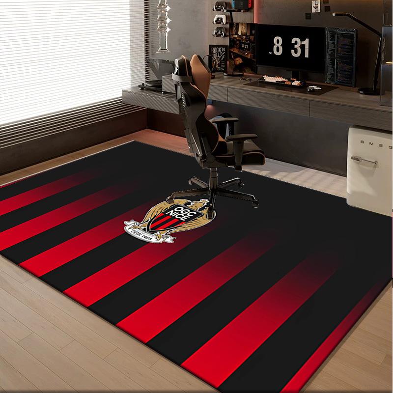 1PC rug Ogc Nice Crest Carpet, Chair Rug,Area Rug for Office Bedroom living rooms bedroom, Doormat decor Christmas fan gifts
