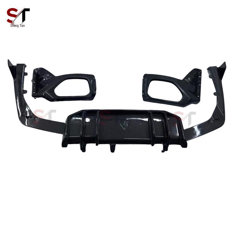 BMW 3 Series G20/G28 Carbon Fiber FD Style Rear Bumper Diffuser Tail Lip
