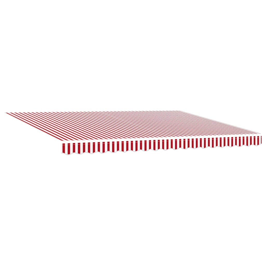 Retractable Awning Red and White 450 X 350 X 165 Cm