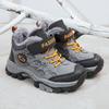 Boys' Fleece-Lined Snow Boots with Steel Claws for Older Children - Thick, Warm Cotton Shoes for Winter Outdoor Use