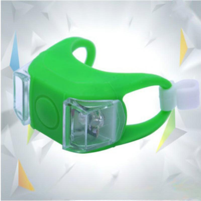 Led Silicone Mountain Bike Bicycle Front Rear Lights Push Cycle Light Clip Bycicle Accessories Bike Accessories