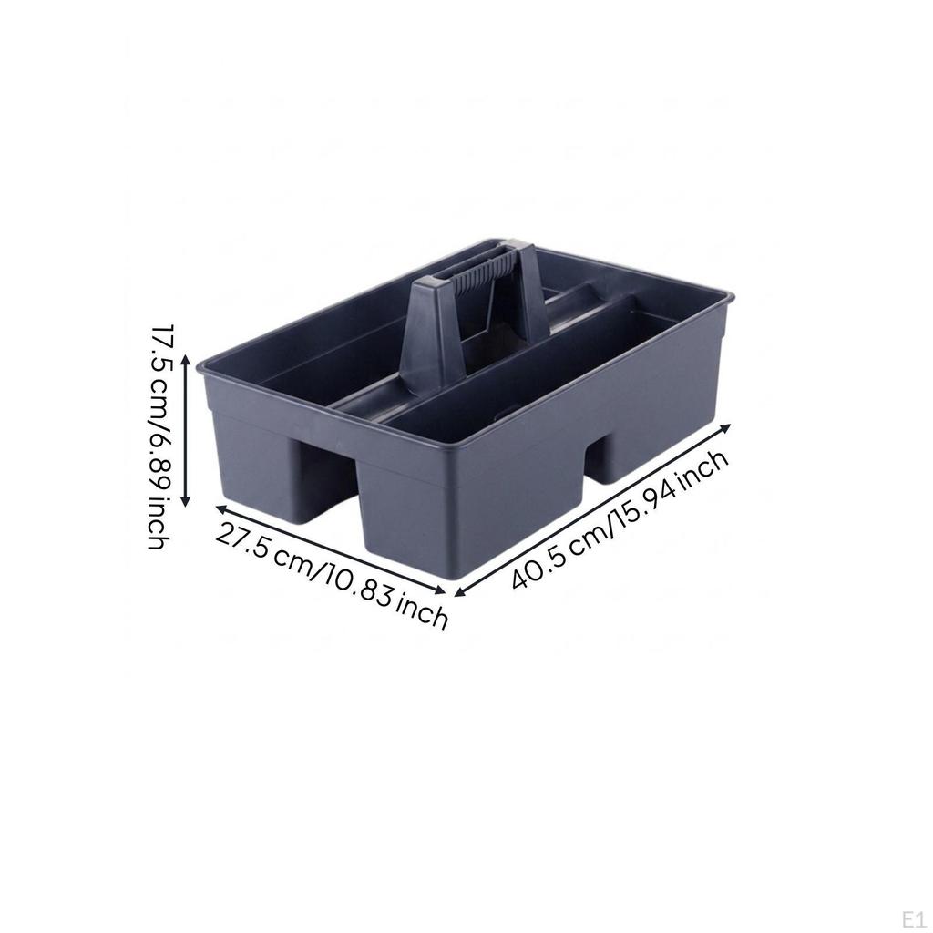 Divided Cleaning Carrier Handheld with Handle Plastic Supply
