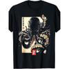 European Sizes Dark Octopus Art Print T-Shirt Same Style for Men And Summer Shortsleeve Printed Tshirt Parties Beach & Sports Outdoor Clothing