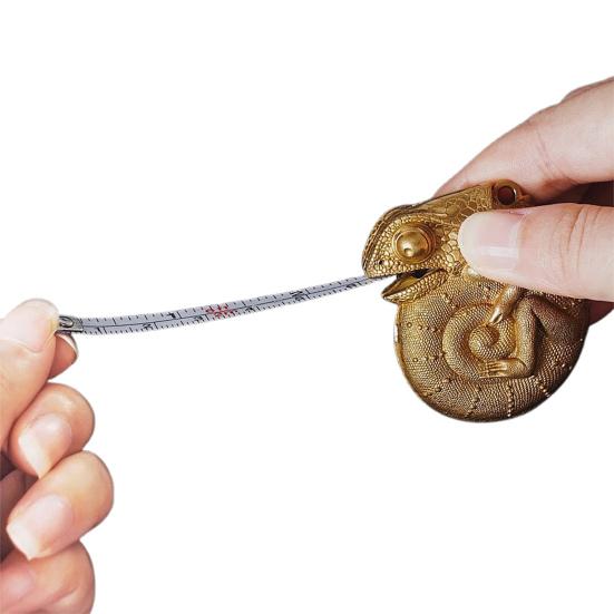 1/2Pcs Chameleon Tape Measure Portable Metal Retractable Measuring Tape Tailor