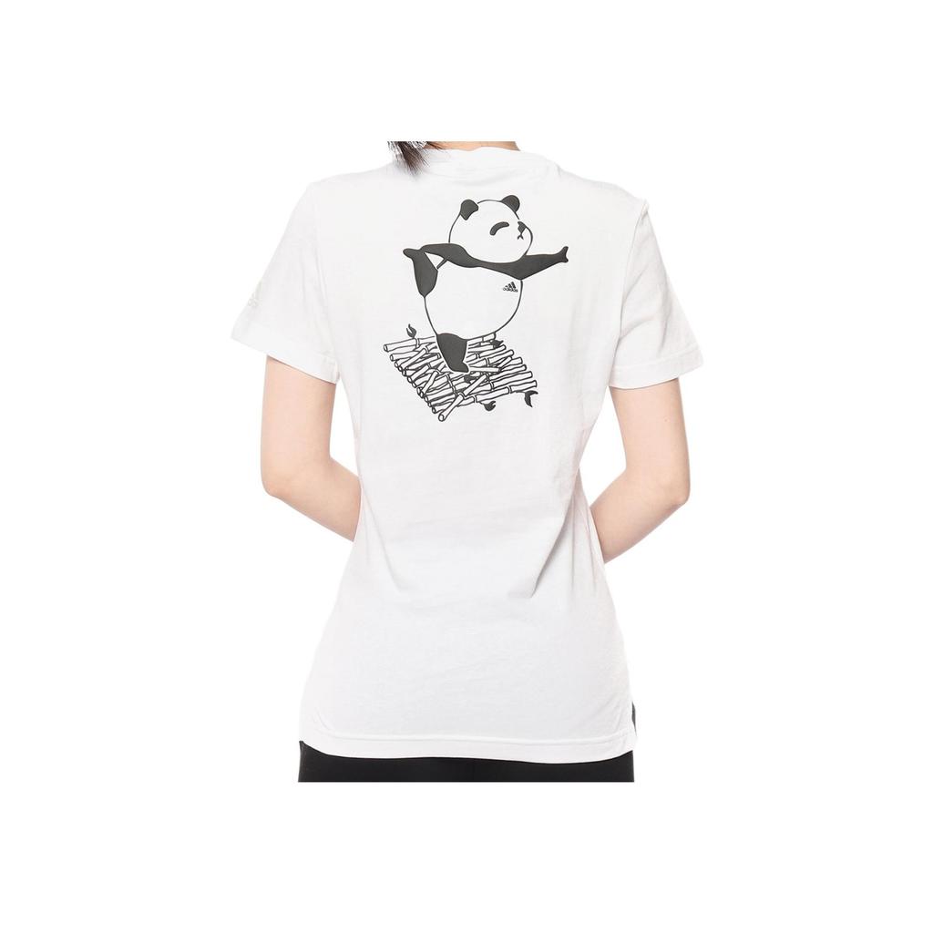 Adidas Kc Tee Ls Cn Sporty Round Neck Short Sleeve T-Shirt Women Tops White FK4406