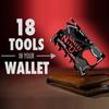 Ninja Wallet Card mit 18 Werkzeugen