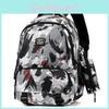 Breathable Oxford Unisex Backpack Camo 16in Laptop Compartment For School Travel Commute