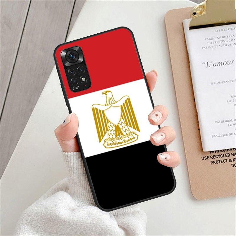 Egypt Flag For Redmi Note 11 Pro Case For Redmi Note 8 9 10 Pro 11S 10S 9S 8T 9A 10A 10C Phone Case